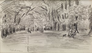 公園で 作： Max Liebermann